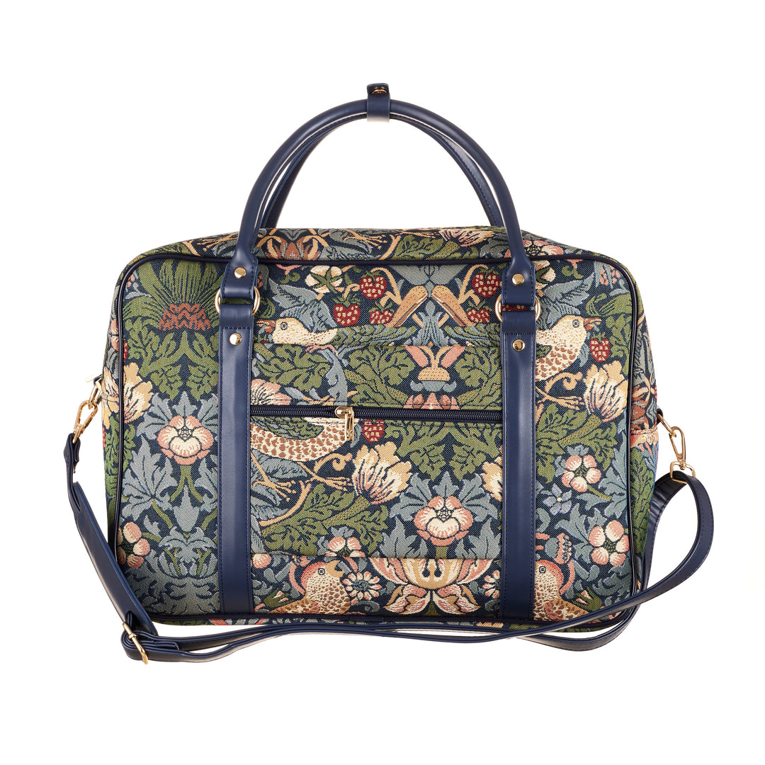 William Morris Strawberry Thief Blue - Cabin Bag Signare Tapestry