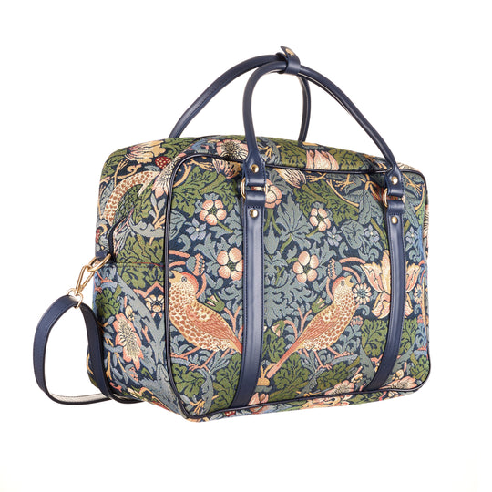 William Morris Strawberry Thief Blue - Cabin Bag Signare Tapestry