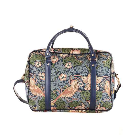 William Morris Strawberry Thief Blue - Cabin Bag Signare Tapestry