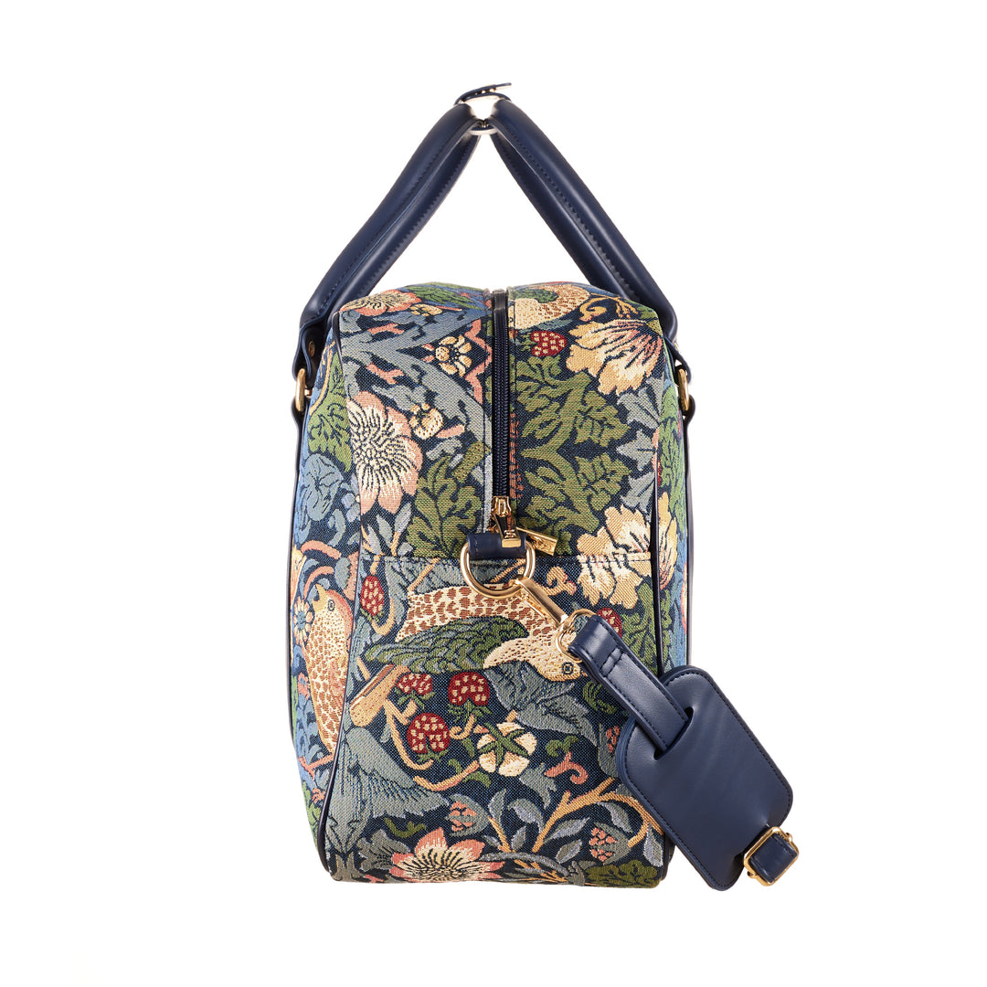 William Morris Strawberry Thief Blue - Cabin Bag Signare Tapestry