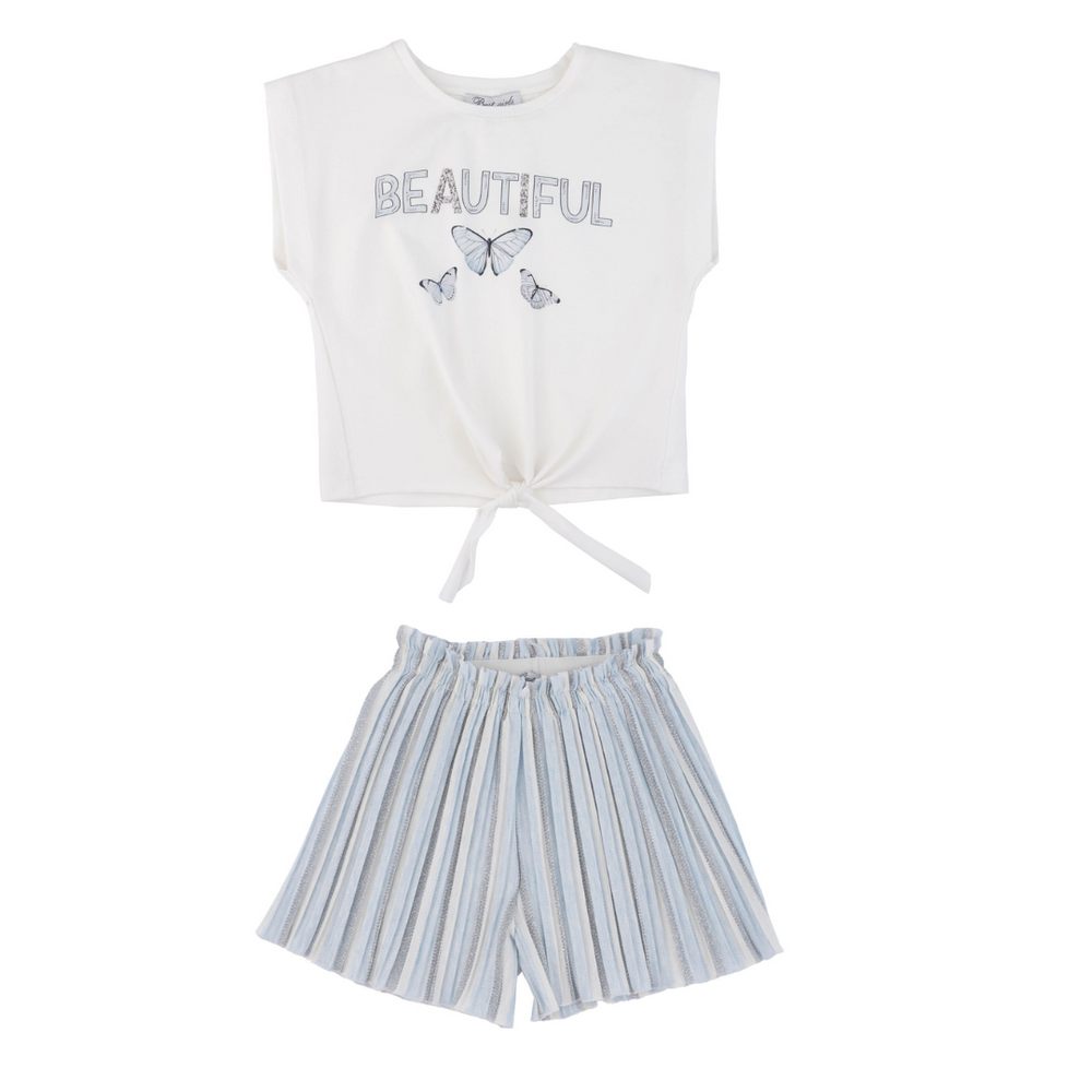 Sassy Butterfly Girls Casual Set-1