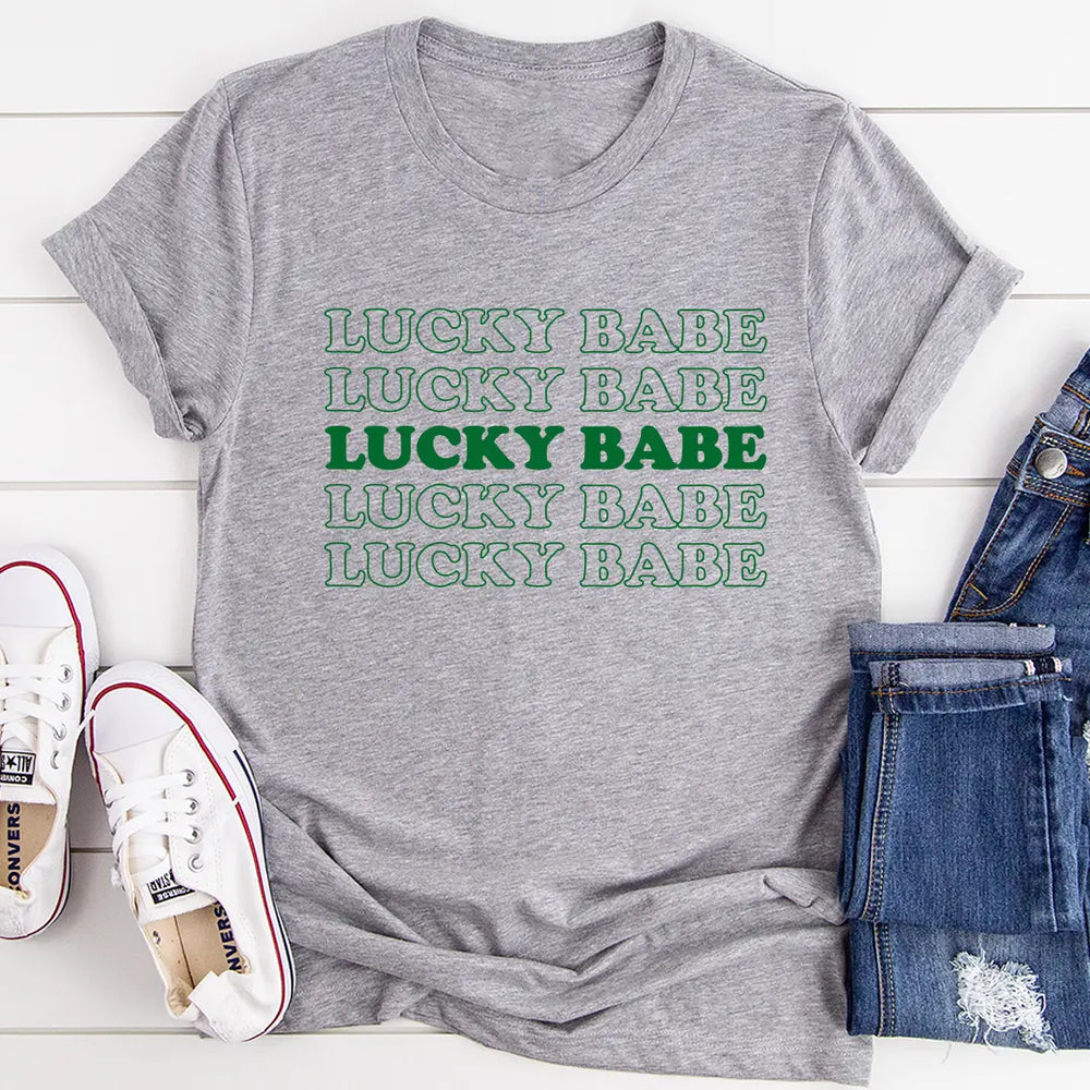 Lucky Babe T-Shirt MerchMallow