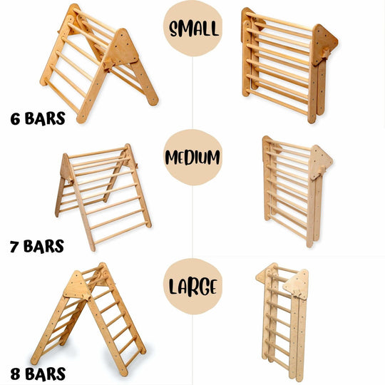 Montessori Triangle Climber Set / 3 size Kidodido
