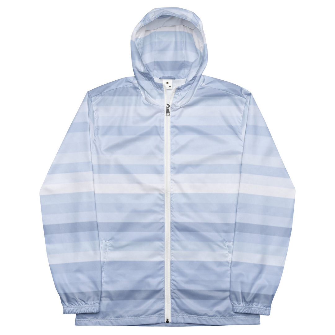 Men’s Tropical Foggy Blue Windbreaker CaribHeaven