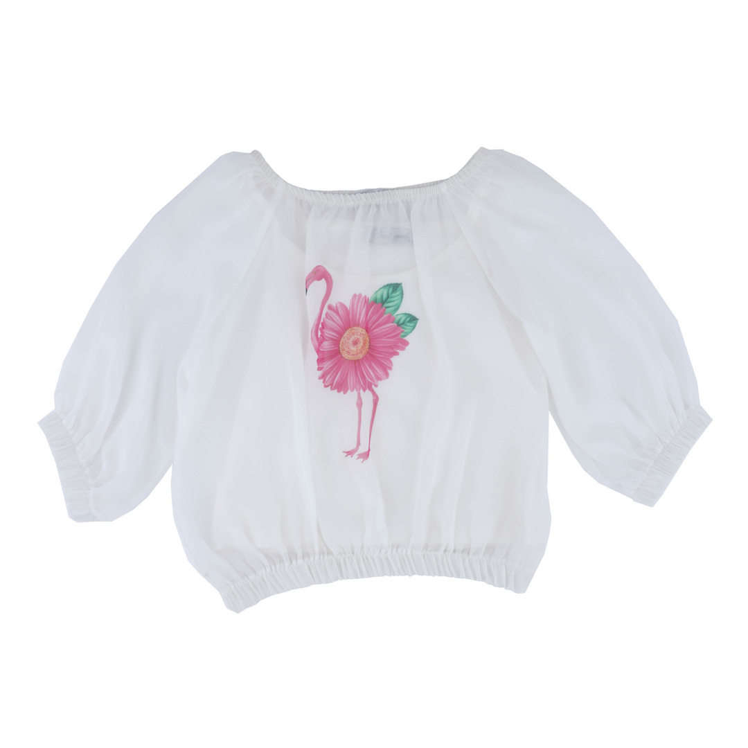 Stylish Flamingo Girls Casual Set-3