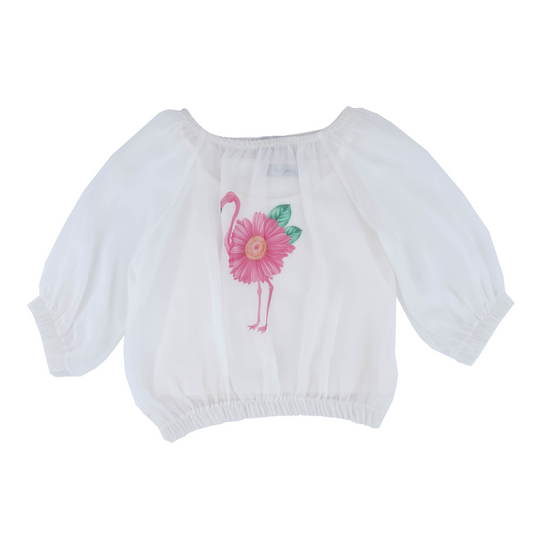 Stylish Flamingo Girls Casual Set-3