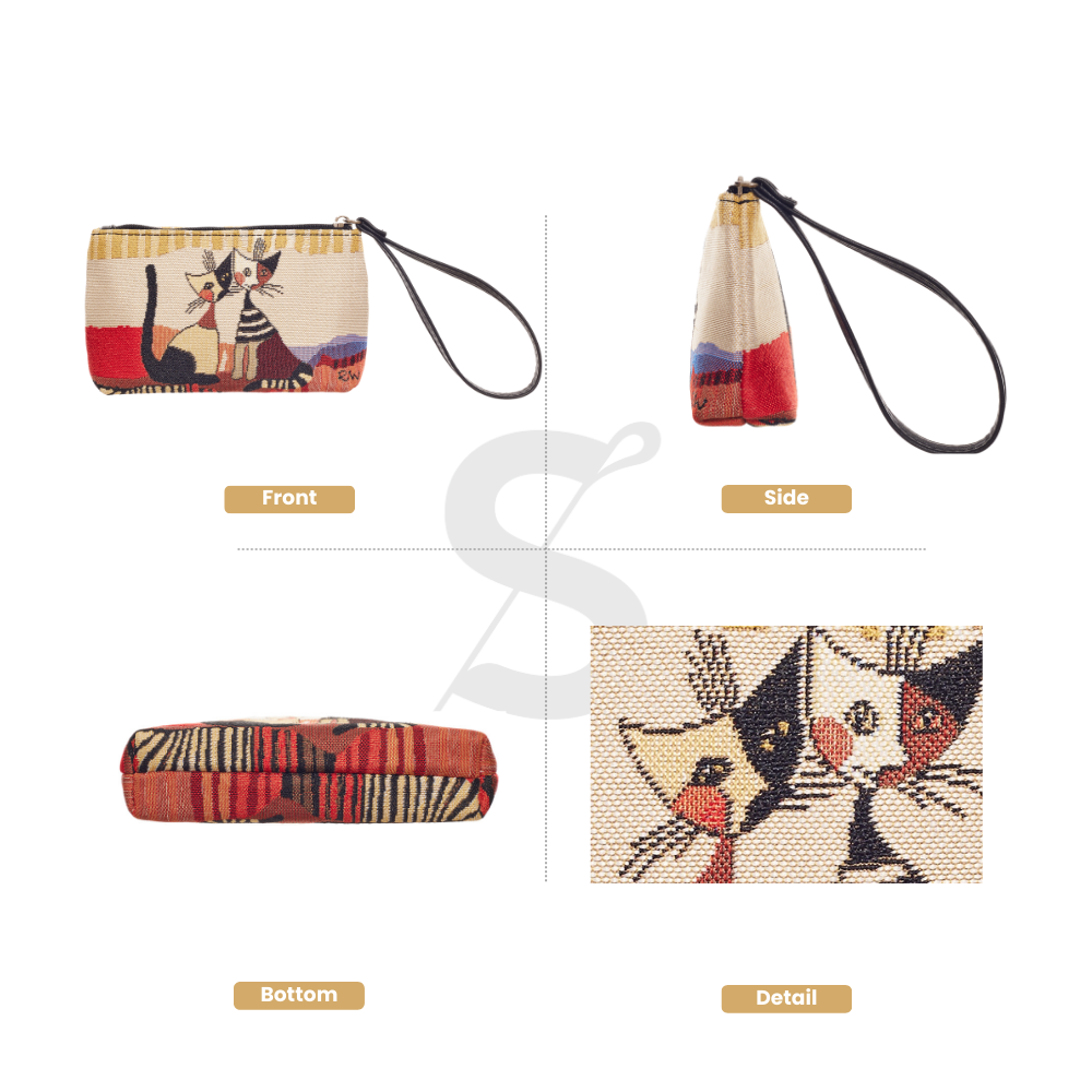 Rosina Cat Cappia - Wristlet Signare Tapestry