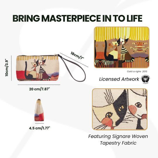 Rosina Cat Cappia - Wristlet Signare Tapestry