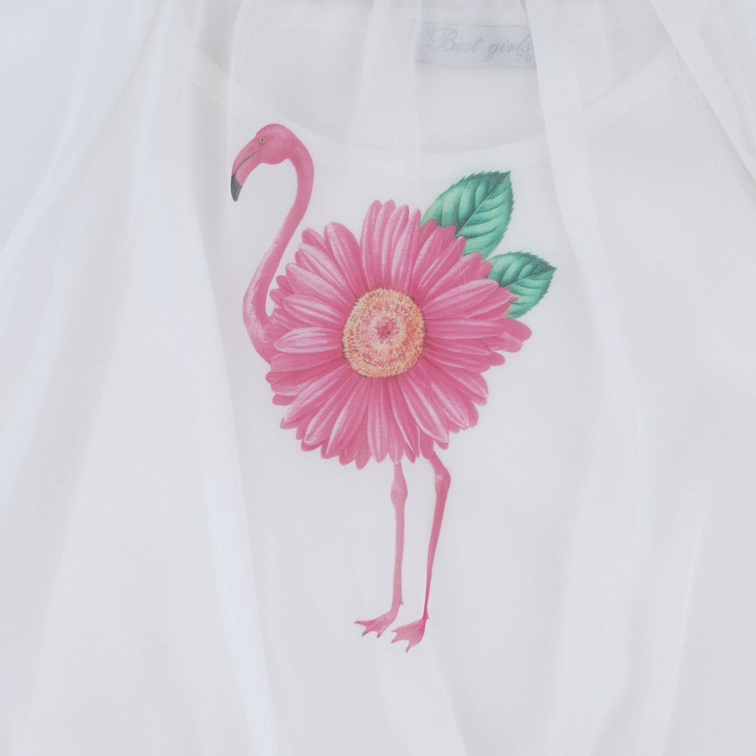 Stylish Flamingo Girls Casual Set-1
