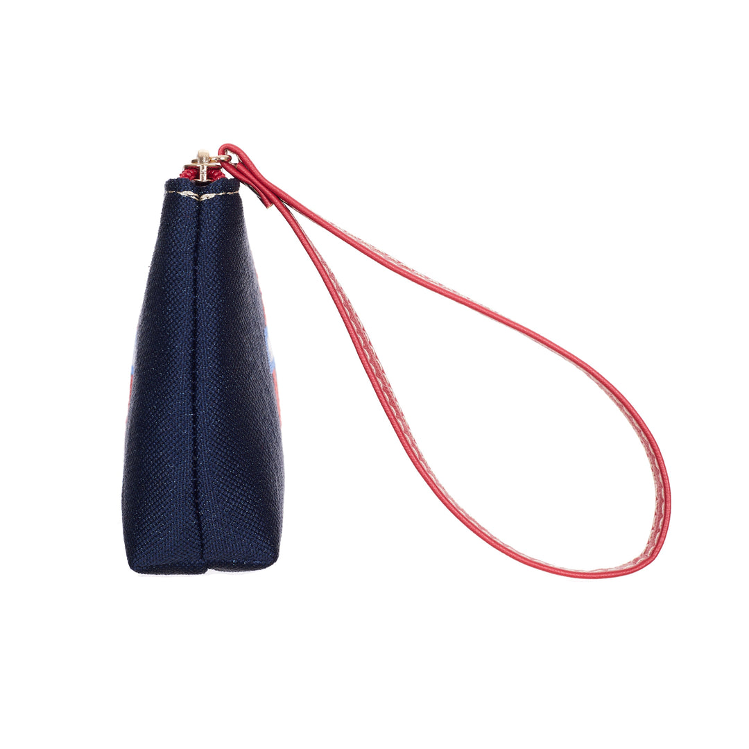 TfL© Roundel Pop Blue - Wristlet Signare Tapestry