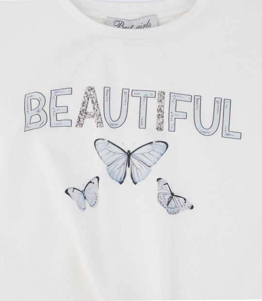 Sassy Butterfly Girls Casual Set-2