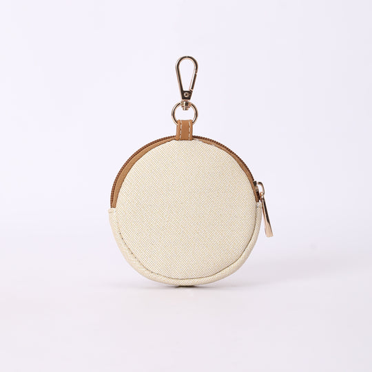Signare London - Cherry Bubble Zip Charm on Cream Backdrop Signare Tapestry