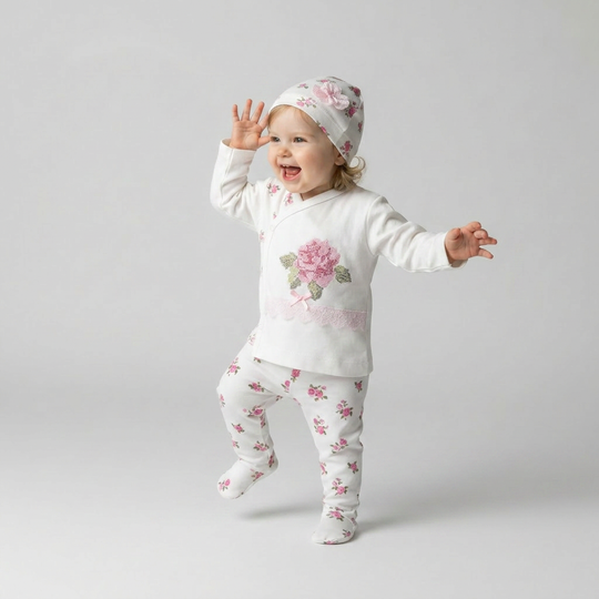 Rosy Rose Newborn 3PC Set-0