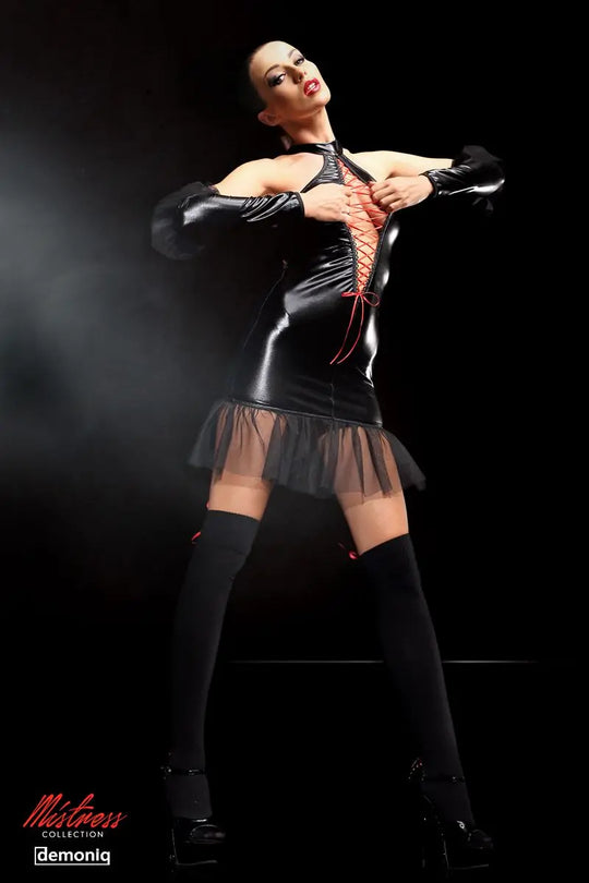 schwarzes Permium Set Martha S/M von Demoniq Demoniq