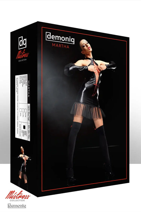 schwarzes Permium Set Martha S/M von Demoniq Demoniq