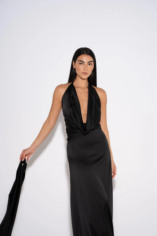 Glamour Evening Dress - Black GL Store