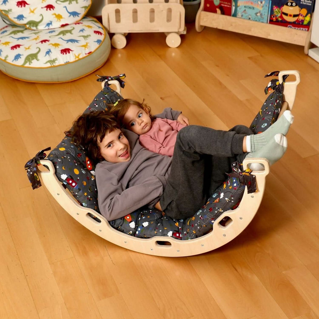 Climbing Arch/Rocker with Pillow & Ramp / Medium Size Kidodido