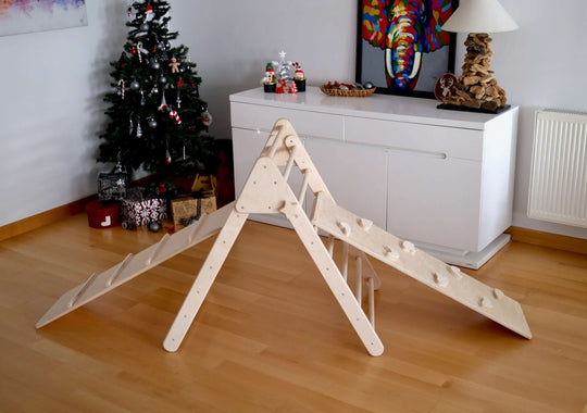 Montessori Climbing Triangle with Table and Chair Kidodido