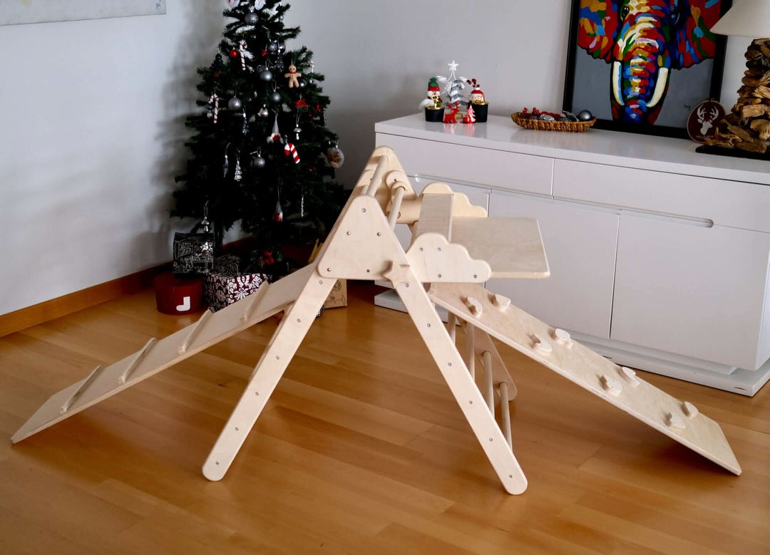 Montessori Climbing Triangle with Table and Chair Kidodido