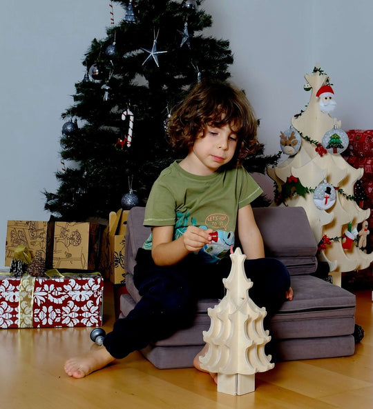 Small Christmas Tree & Felt Ornaments Kidodido