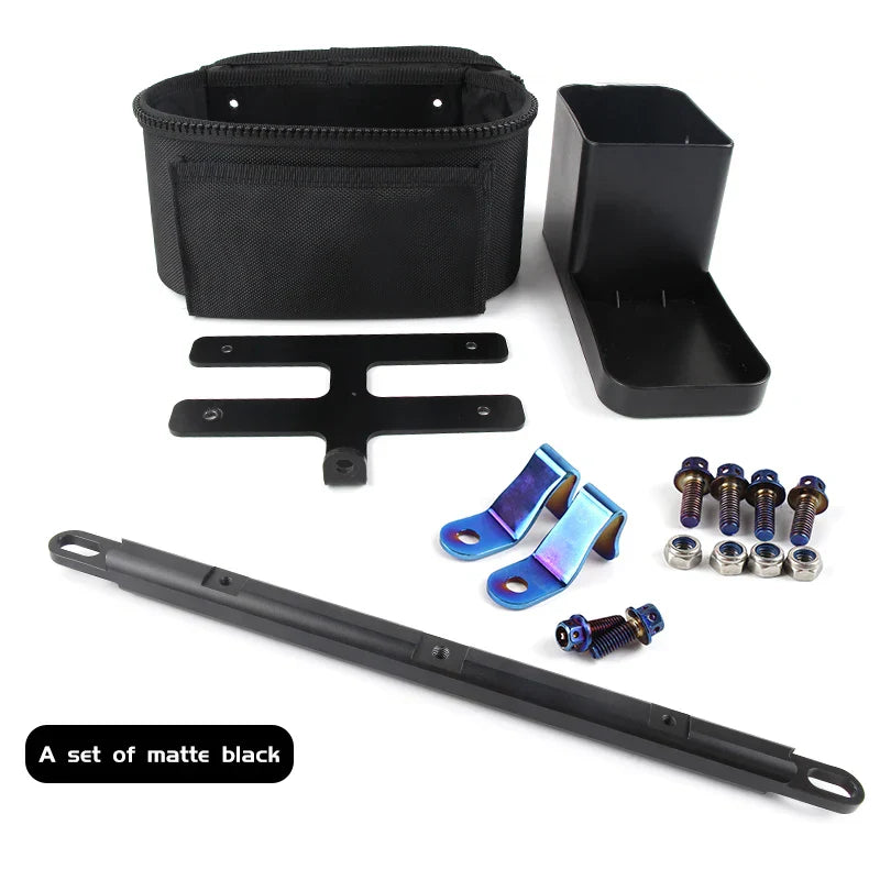 Motorcycle Handlebar Drinking Water Bottle Holder with Storage Bag for Yamaha NMAX XMAX TMAX 300 250 155 OBA