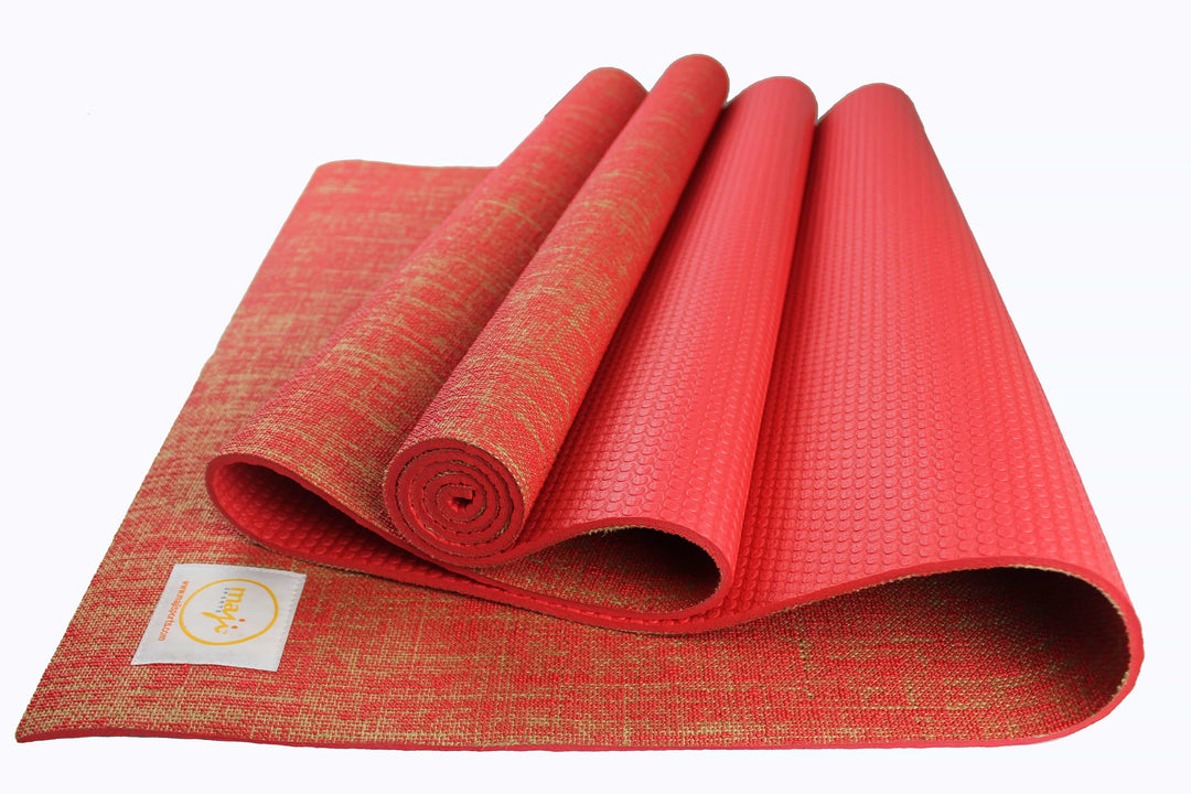 Maji Sports Jute Premium Eco Yoga Mat + Foot Massager (7.5cm x 17.5cm)-9