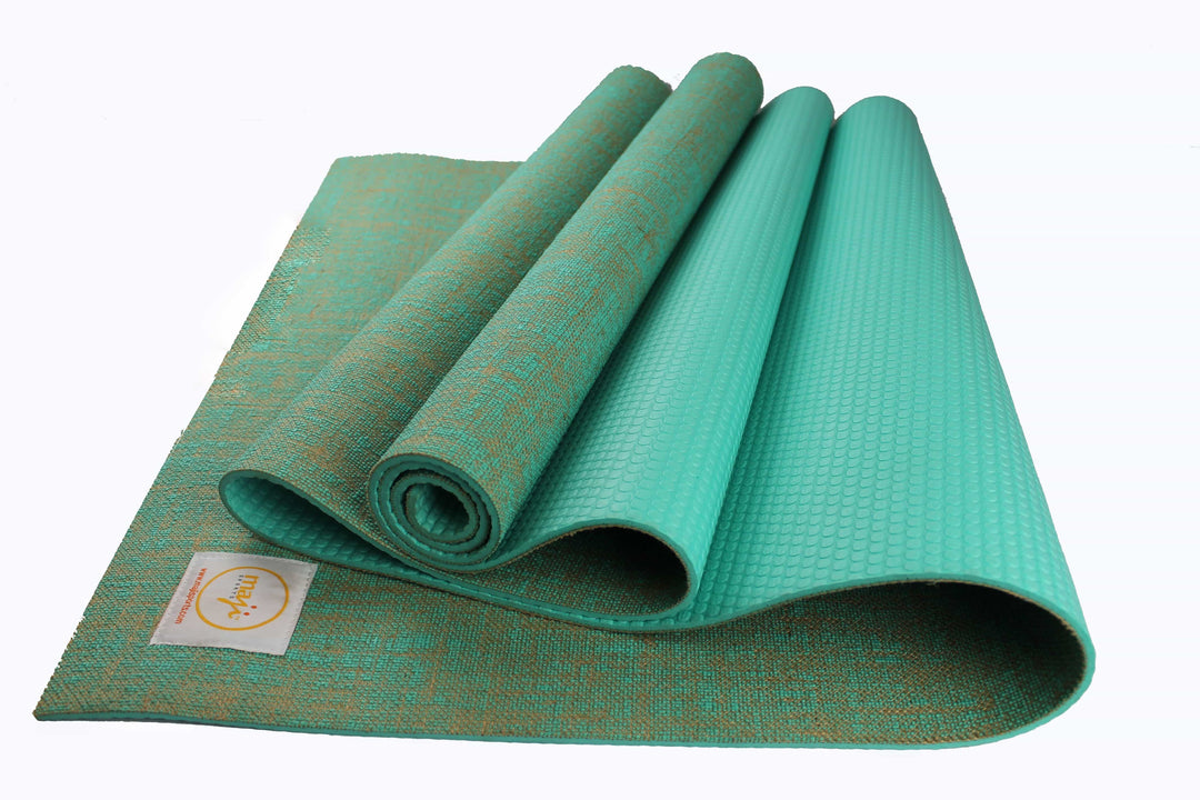Maji Sports Jute Premium Eco Yoga Mat + Foot Massager (7.5cm x 17.5cm)-4