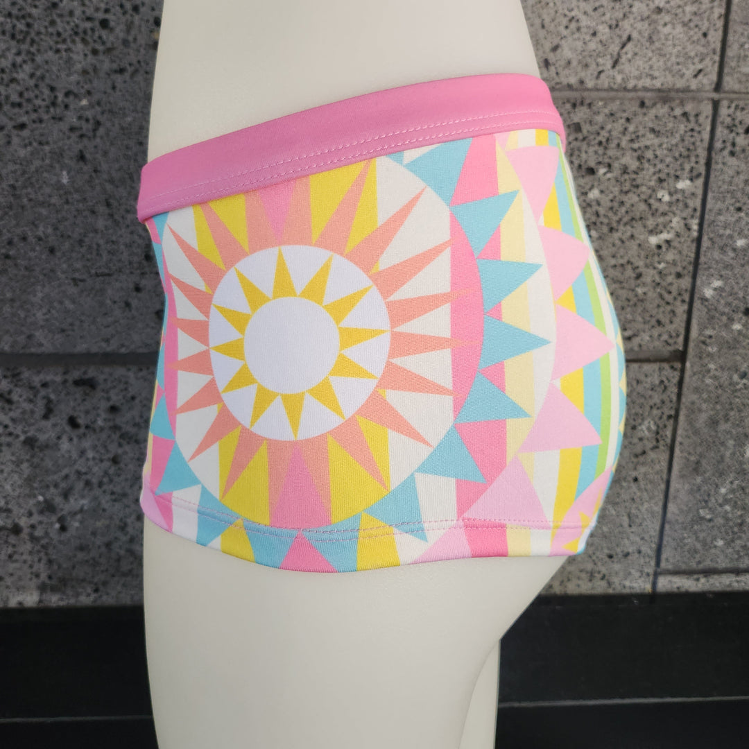 Loco Boutique Sunstar Solid Waistband Boyshorts Loco Boutique