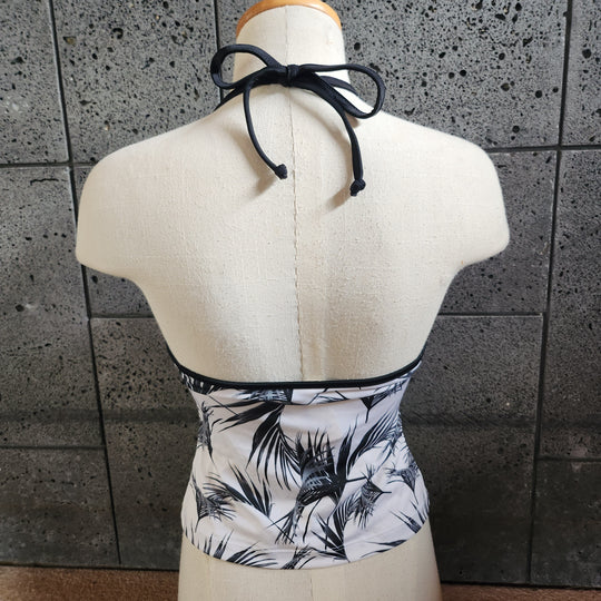 Loco Boutique Floating Palm Halter Tankini Loco Boutique