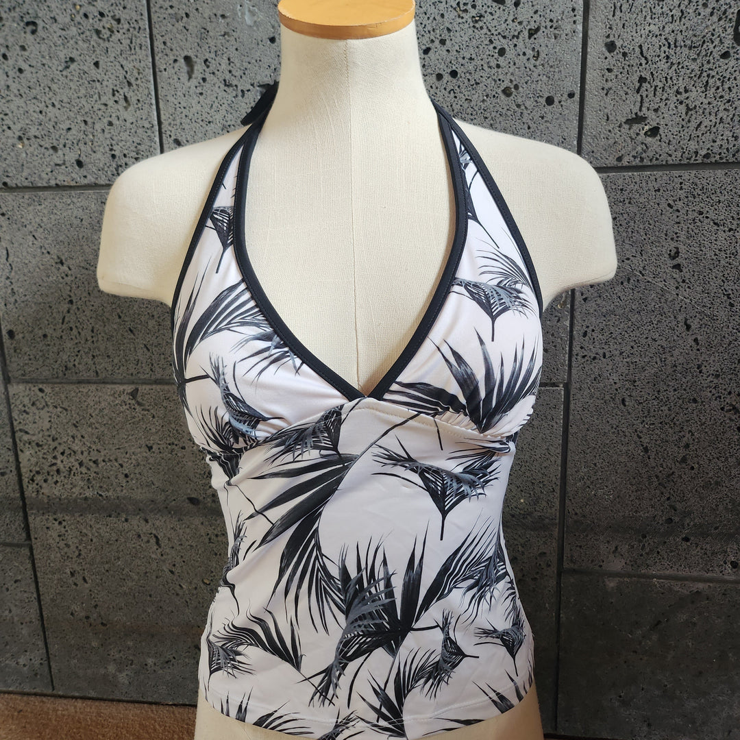 Loco Boutique Floating Palm Halter Tankini Loco Boutique