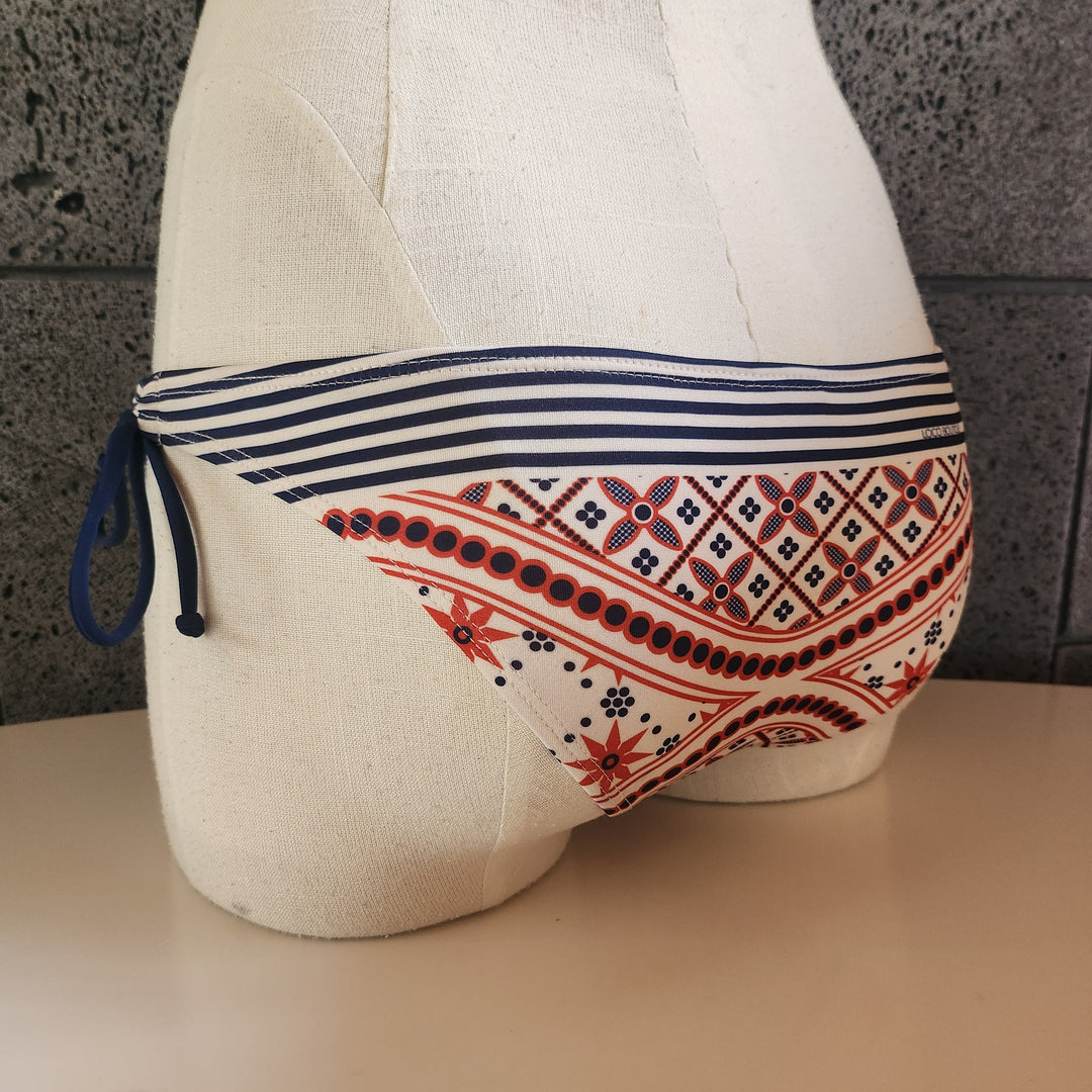 Loco Boutique Batik Stripe Cinched Ties Loco Boutique
