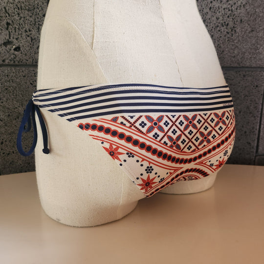 Loco Boutique Batik Stripe Cinched Ties Loco Boutique