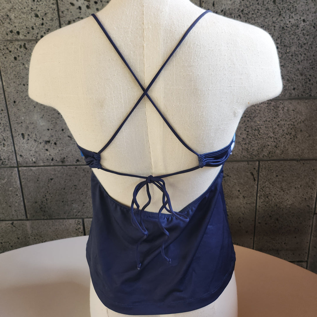 Loco Boutique 3D Flower Flounce Front Tankini Loco Boutique