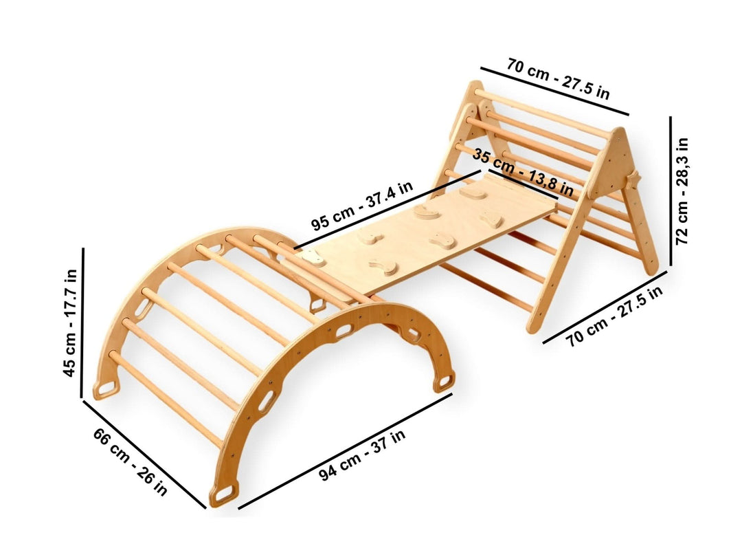 Montessori Indoor Playground / Medium Size / 4 Pieces Set Kidodido
