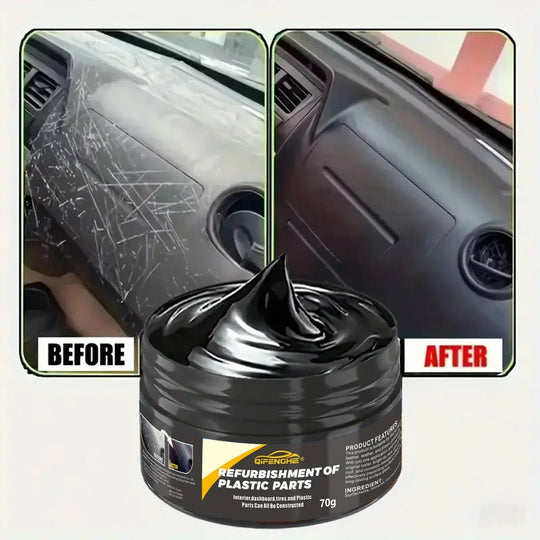automotive plastic repair agent-interior and exterior plastic polishing wax, scratch repair anti-aging cream, suitable for tires Shop1103356111 Store