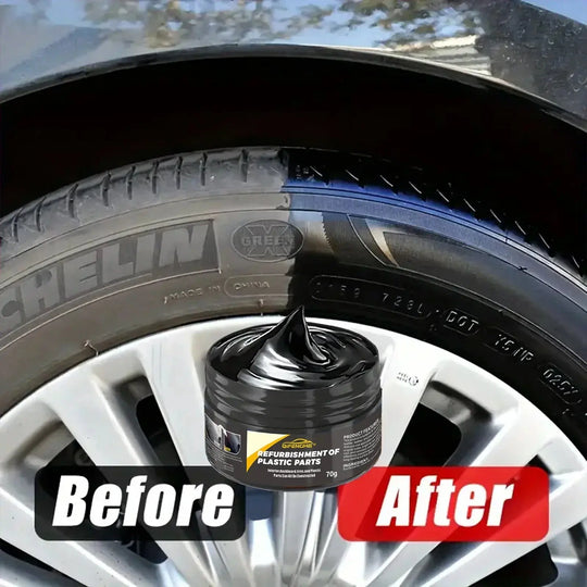 automotive plastic repair agent-interior and exterior plastic polishing wax, scratch repair anti-aging cream, suitable for tires Shop1103356111 Store