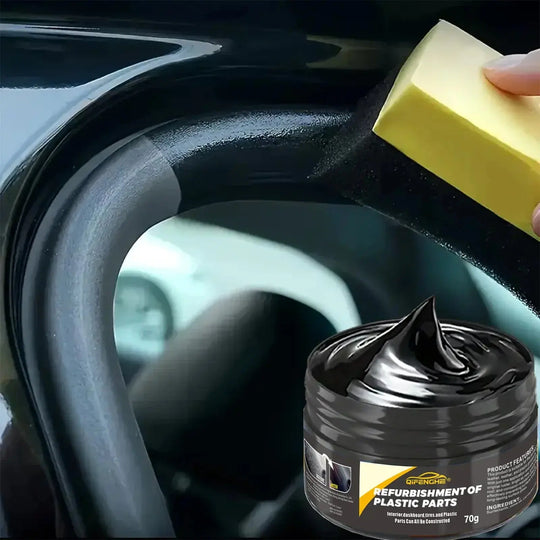 automotive plastic repair agent-interior and exterior plastic polishing wax, scratch repair anti-aging cream, suitable for tires Shop1103356111 Store