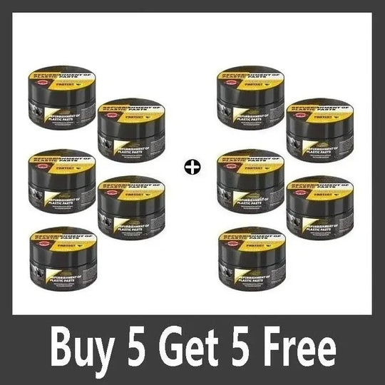 automotive plastic repair agent-interior and exterior plastic polishing wax, scratch repair anti-aging cream, suitable for tires Shop1103356111 Store