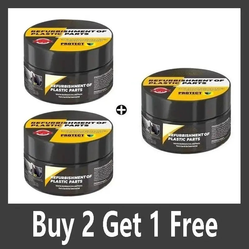 automotive plastic repair agent-interior and exterior plastic polishing wax, scratch repair anti-aging cream, suitable for tires Shop1103356111 Store
