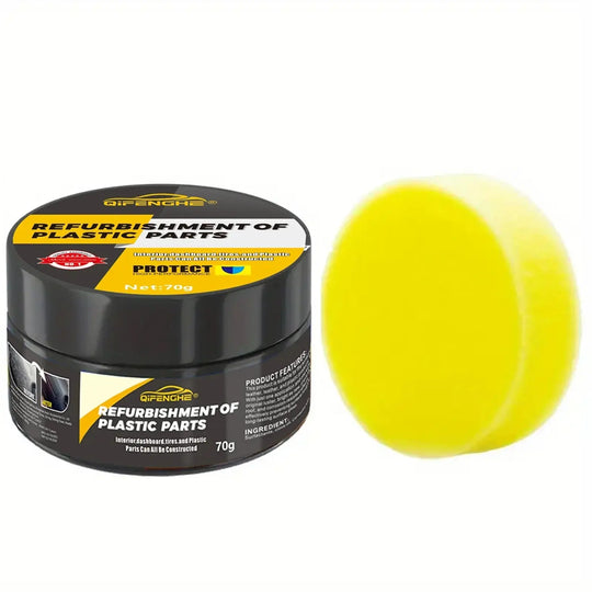 automotive plastic repair agent-interior and exterior plastic polishing wax, scratch repair anti-aging cream, suitable for tires Shop1103356111 Store