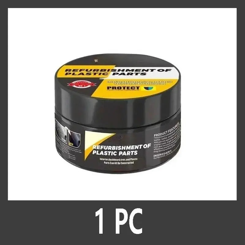 automotive plastic repair agent-interior and exterior plastic polishing wax, scratch repair anti-aging cream, suitable for tires Shop1103356111 Store