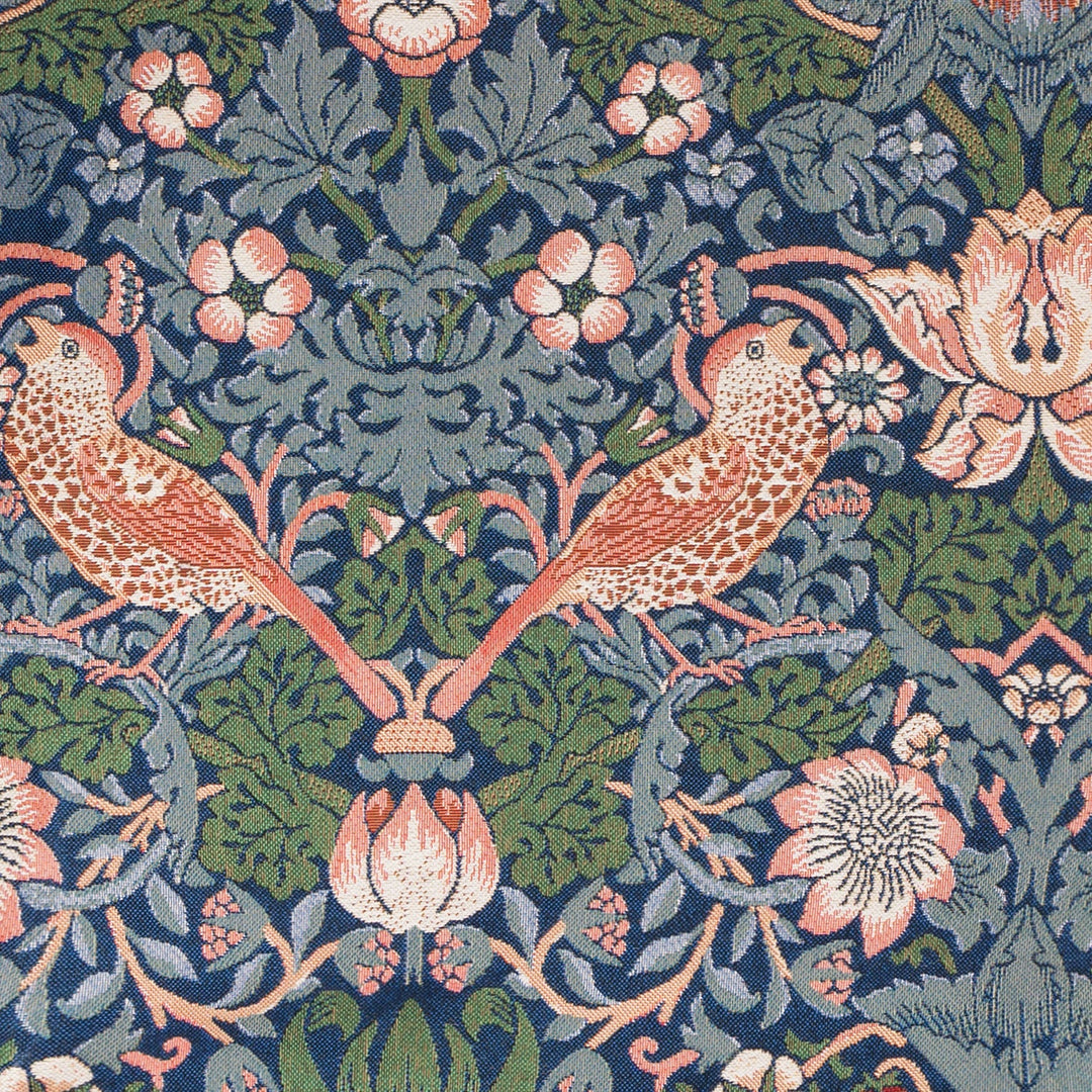William Morris Strawberry Thief Blue - Glasses Pouch Signare Tapestry