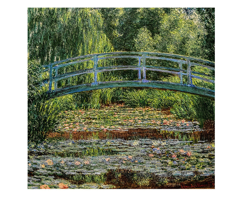 Claude Monet Japanese Bridge - Wall Hanging in 2 sizes Signare Tapestry