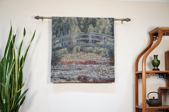 Claude Monet Japanese Bridge - Wall Hanging in 2 sizes Signare Tapestry