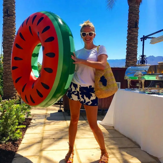 Watermelon Swimming Ring Inflatable Pool Float OBA