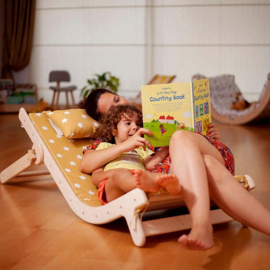 Adjustable Lounge Chair with Comfy Pad Kidodido