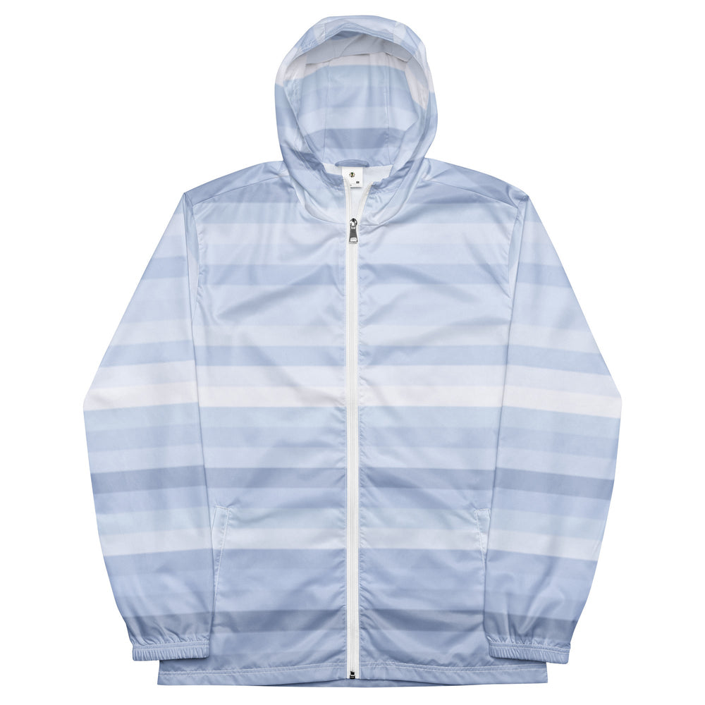 Men’s Tropical Foggy Blue Windbreaker CaribHeaven
