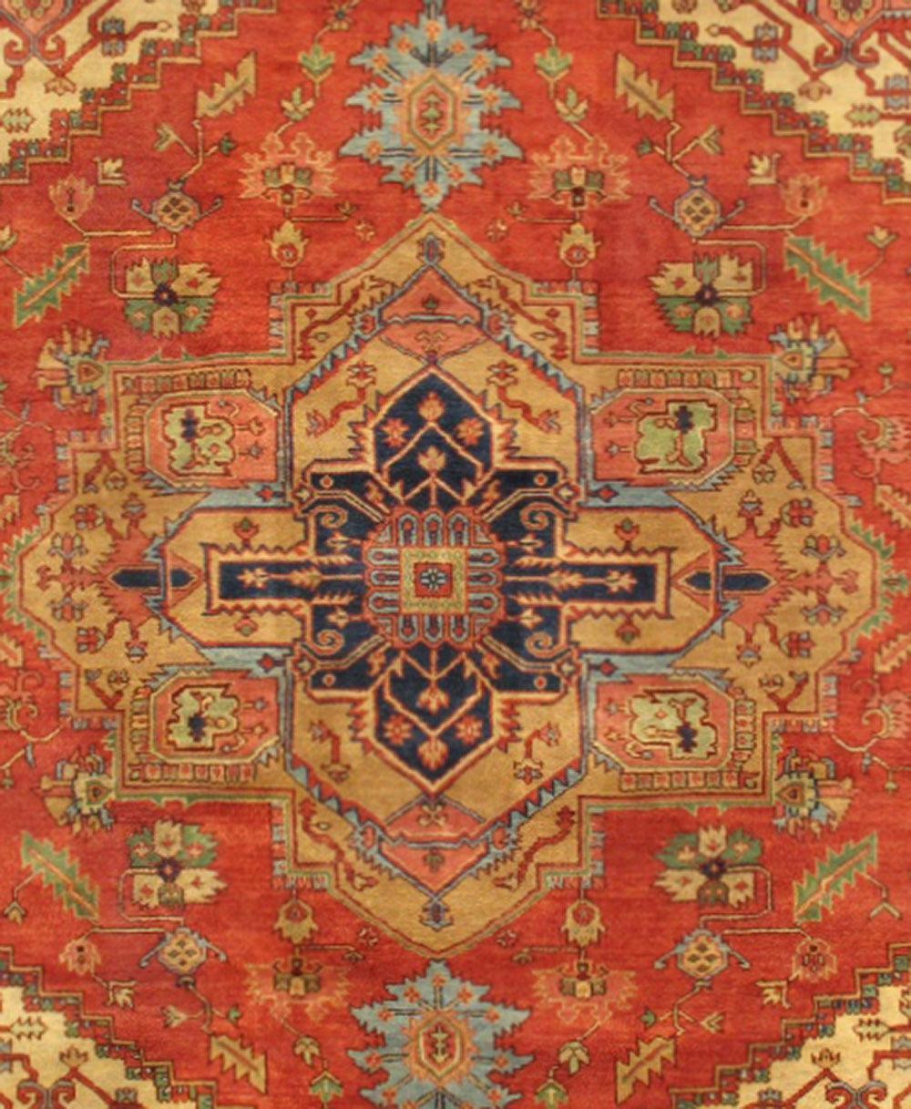 Canvello Serapi Hand-Knotted Wool Rug-11'10" X 12' Canvellollc