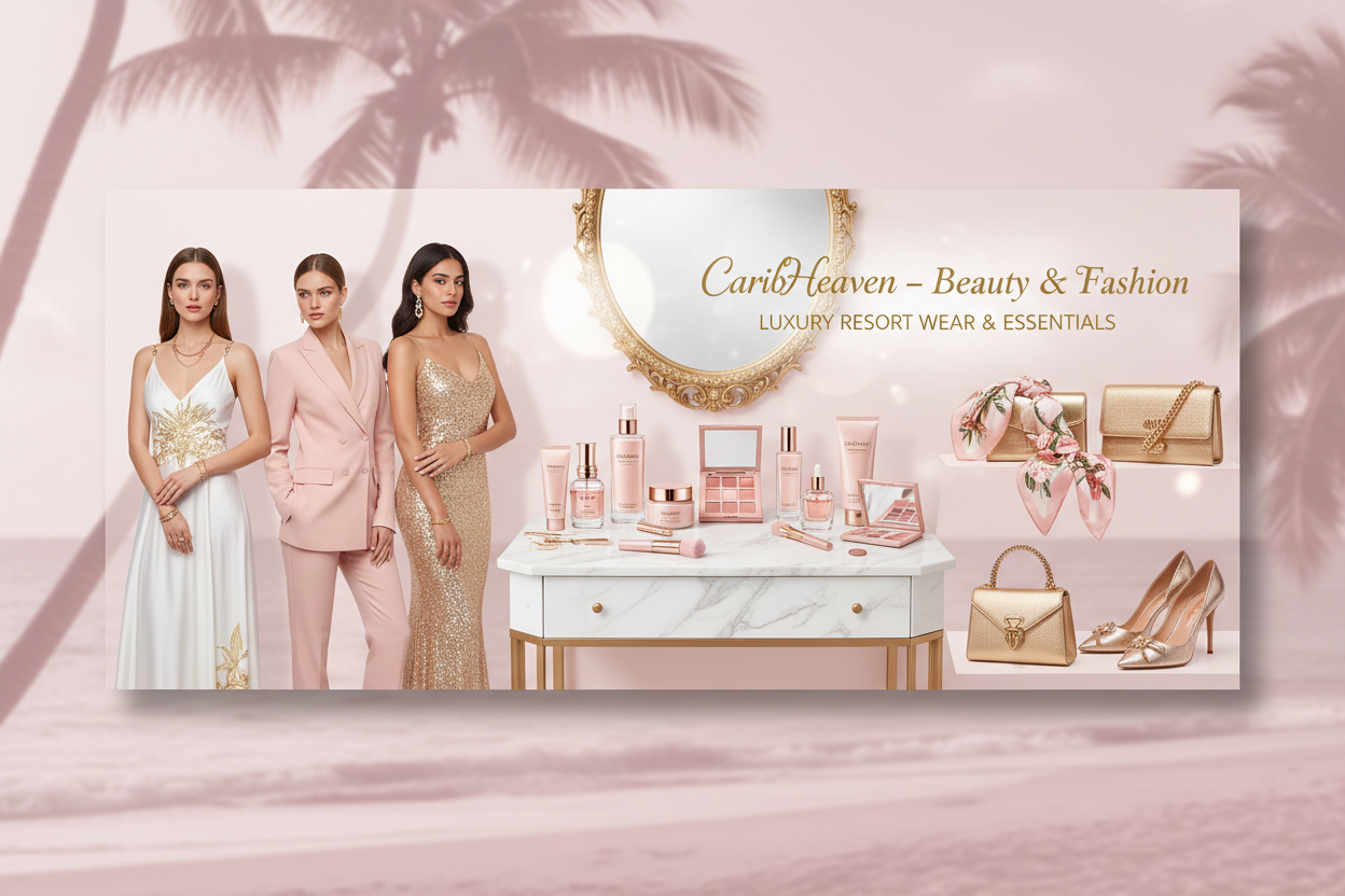 CaribHeaven Beauty & Fashion Banner