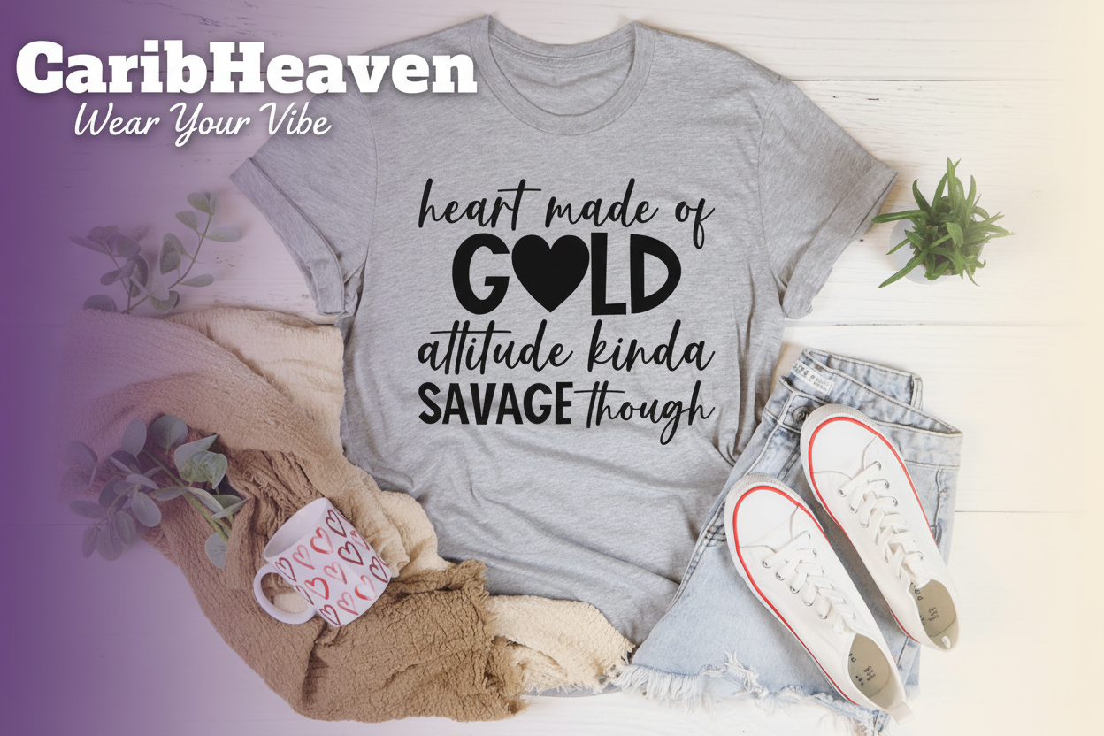 CaribHeaven Custom Tee Banner